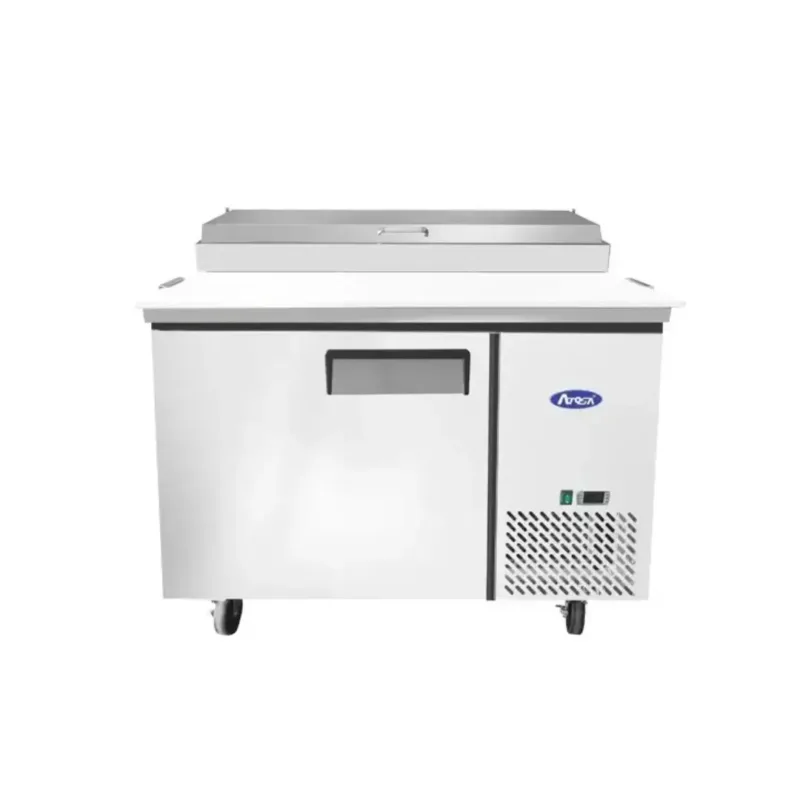 Atosa MPF8201GR 44" 1-Door Refrigerated Pizza Prep Table