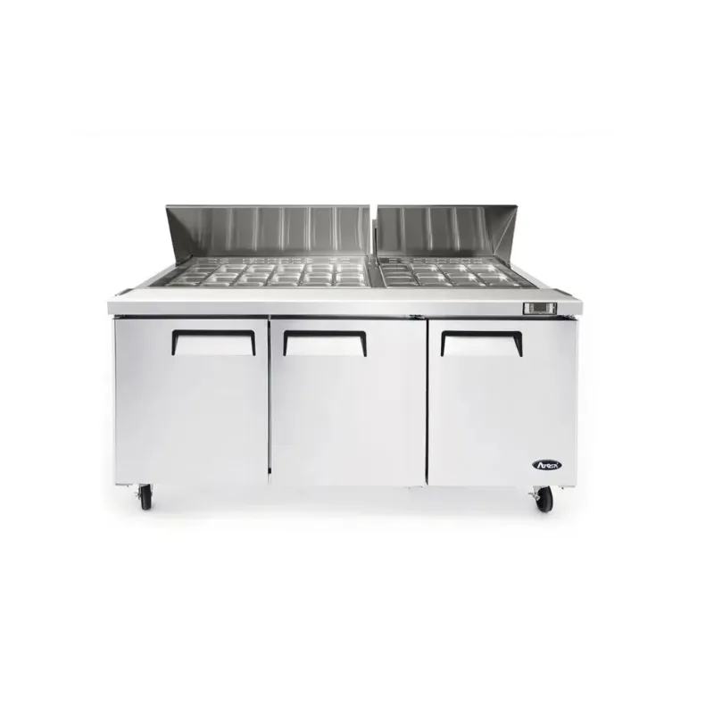 Atosa MSF8308GR 72" 3-Door Mega Top Sandwich Prep Table