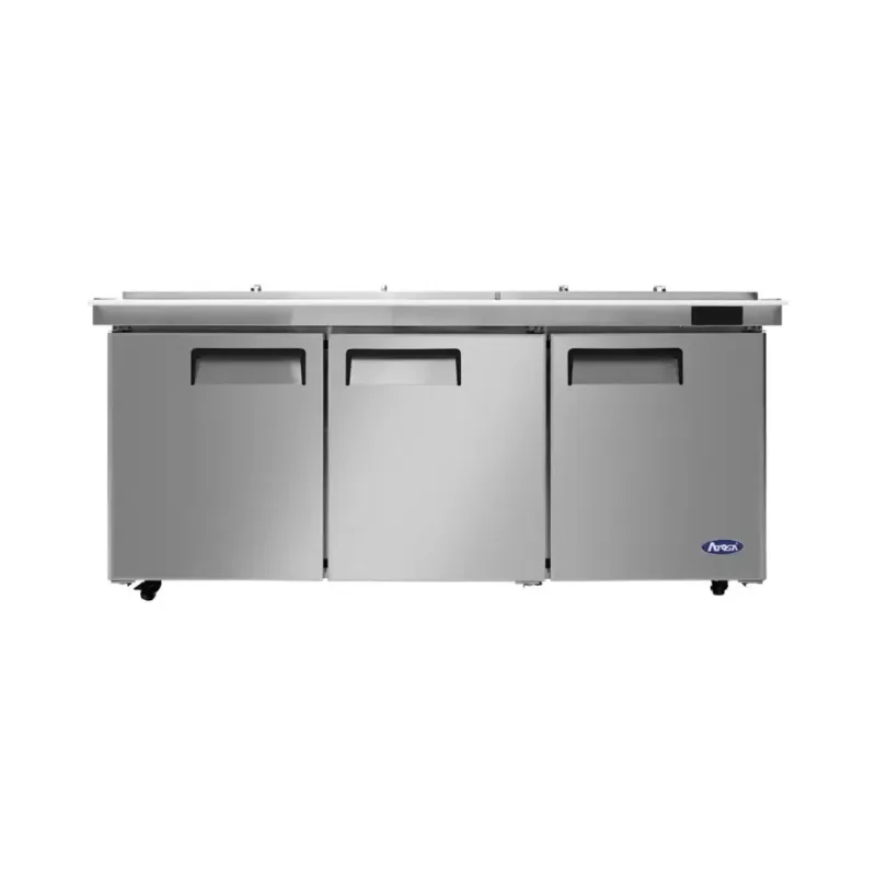 Atosa MSF8308GR-NTCV 72" 3-Door Mega Top Sandwich Prep Table