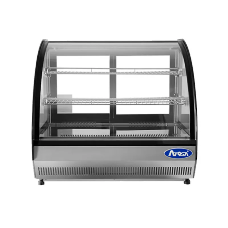 Atosa CRDC-46 Curved Glass Countertop Refrigerated Display Case