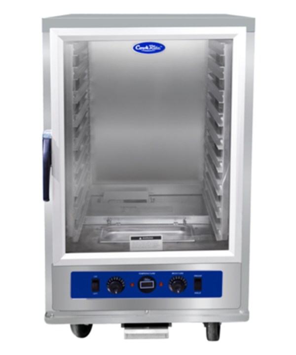 Commercial food warmer with stainless steel construction and clear polycarbonate door, Atosa ATHC-9P | Restaurant Headquarters