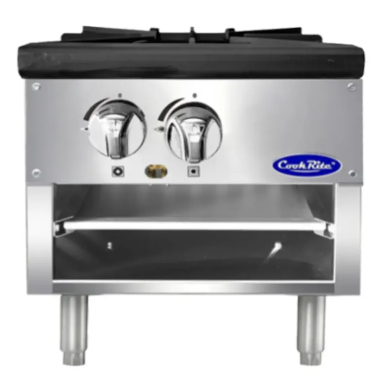 Atosa ATSP-18-1L Commercial Stock Pot Stove – 80,000 BTU, Low Height