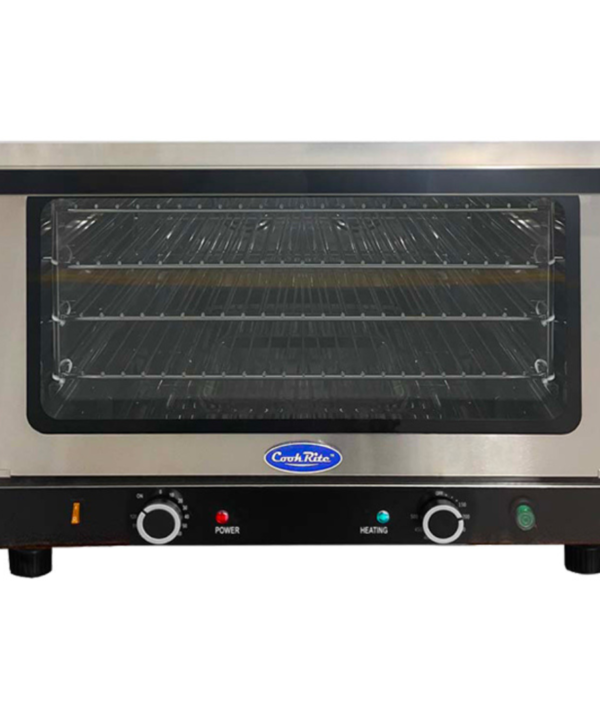 CookRite CTCO-100 commercial convection oven with stainless steel construction and chrome racks | Restaurant Headquarters