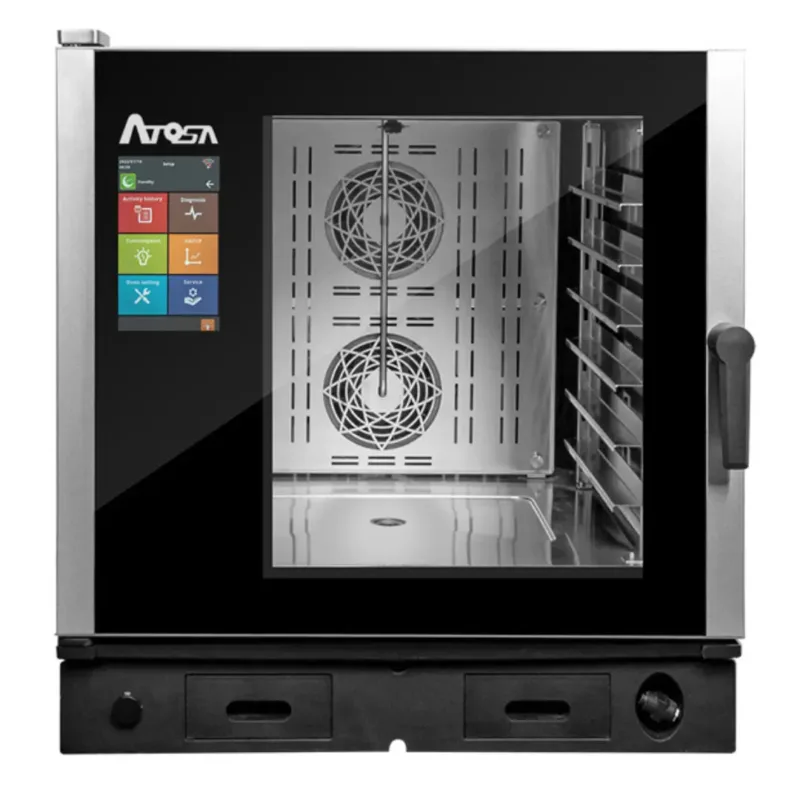 Atosa AEC-0621E Smart Touch Combi Oven – 10” Touchscreen