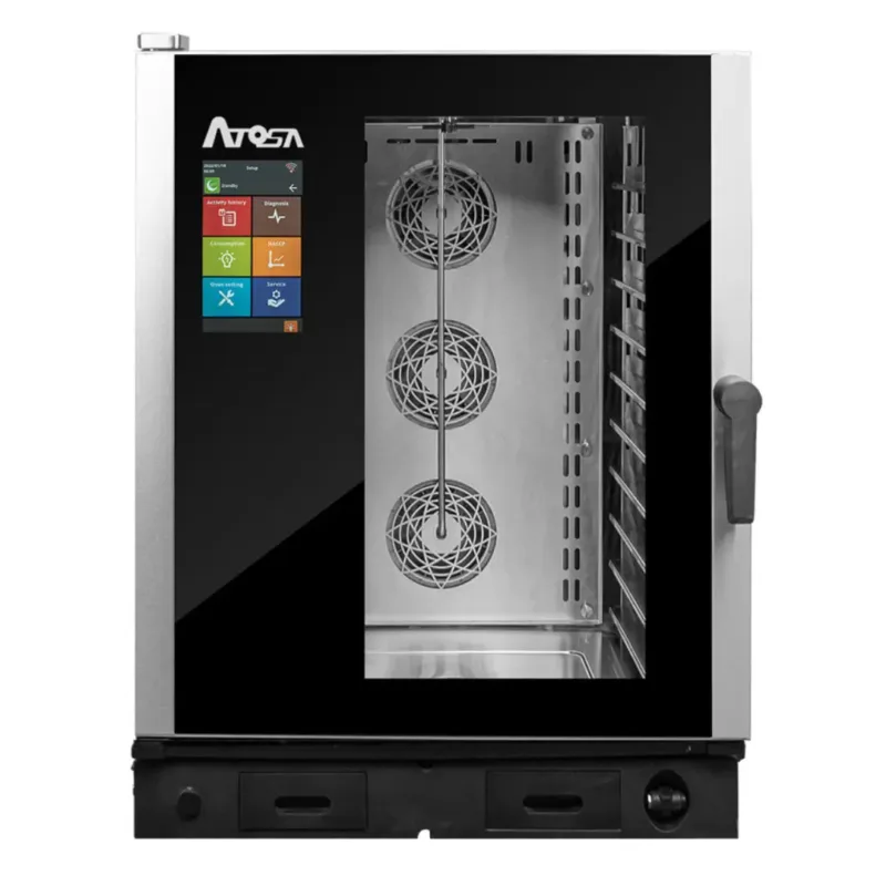 Atosa AEC-1021E Smart Touch Commercial Combi Oven – 10” Touchscreen