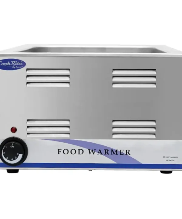 CookRite Commercial Food Warmer countertop unit with temperature control dial and stainless steel exterior | Restaurant Headquarters