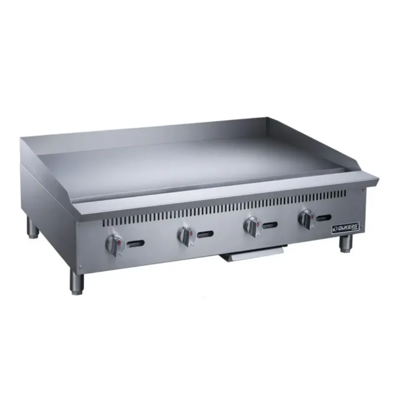 Dukers DCGM48 48 Inch Commercial Gas Griddle with 4 Burners