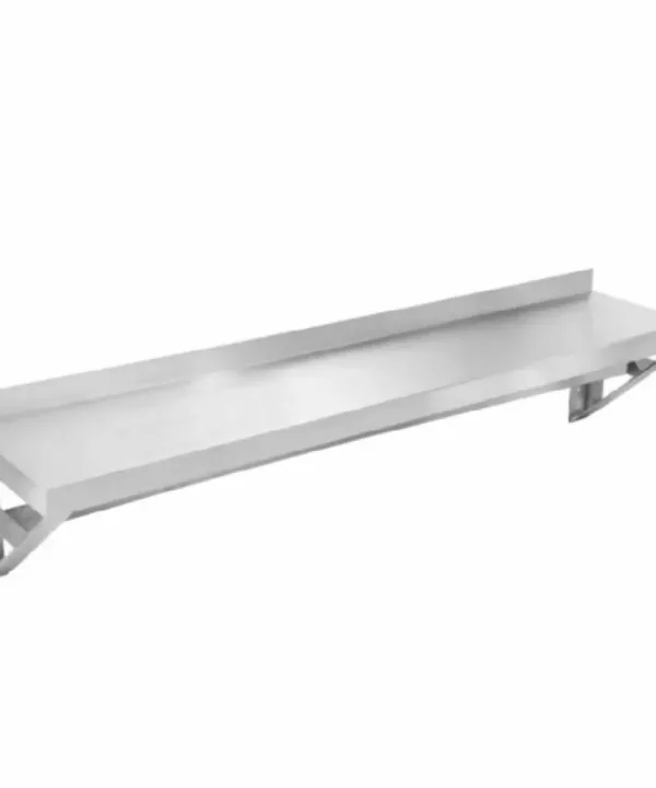 Klinger's PS1248 48 Inch Wall-Mount Overshelf with Pot Rack | Restaurant Headquarters