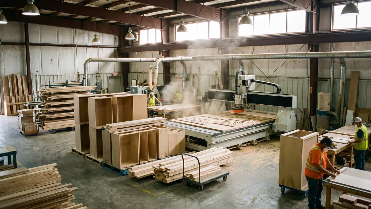 Custom commercial millwork built by Restaurant Headquarters