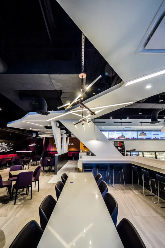 Sweet Hut Bakery & Cafe kitchen and service line, bakery & cafe restaurant in Plano, TX, designed and built by Restaurant Headquarters