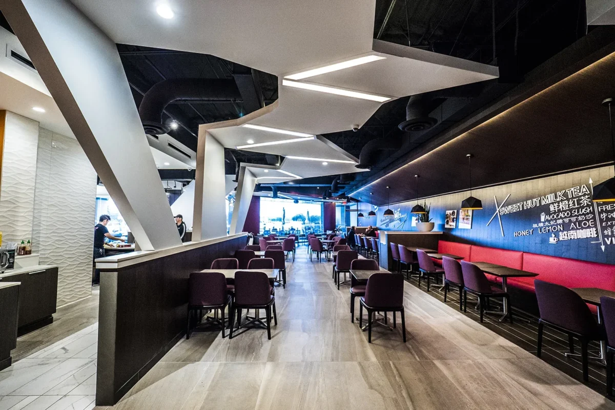 Sweet Hut Bakery & Cafe kitchen and service line, bakery & cafe restaurant in Plano, TX, designed and built by Restaurant Headquarters
