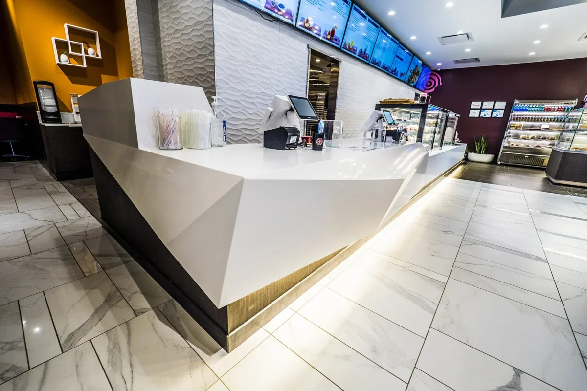 Sweet Hut Bakery & Cafe dining room, bakery & cafe restaurant in Plano, TX, designed and built by Restaurant Headquarters