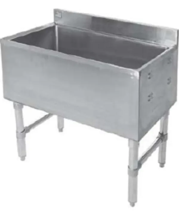 Klinger’s Trading IC1824-CP Underbar Ice Chest with 7-Circuit Cold Plate – 80 lb capacity