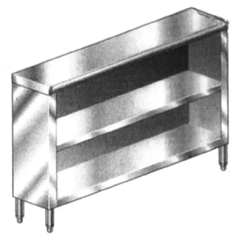 Klinger's Trading DC1560 60" Stainless Steel Dish Cabinet