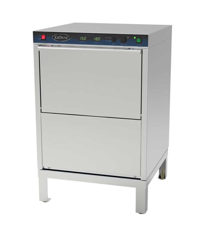 Krowne GWH-24 High-Temp Glasswasher 24" Stainless Steel with Auto-Clean